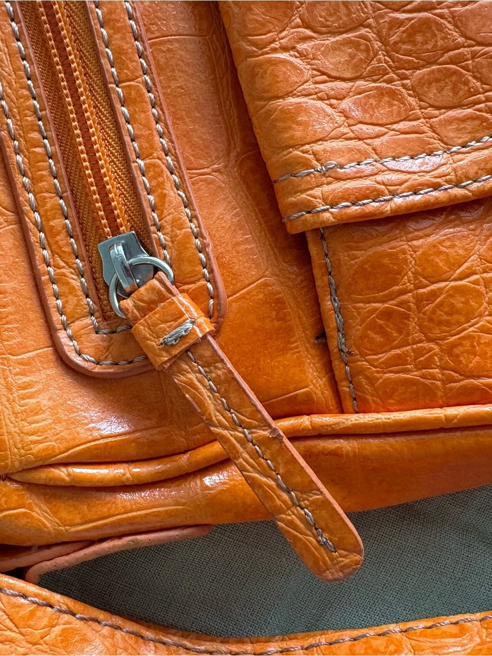 Nine & Co. croc embossed